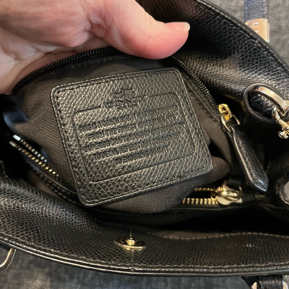 Coach Black Purse - Picture 6 of 7
